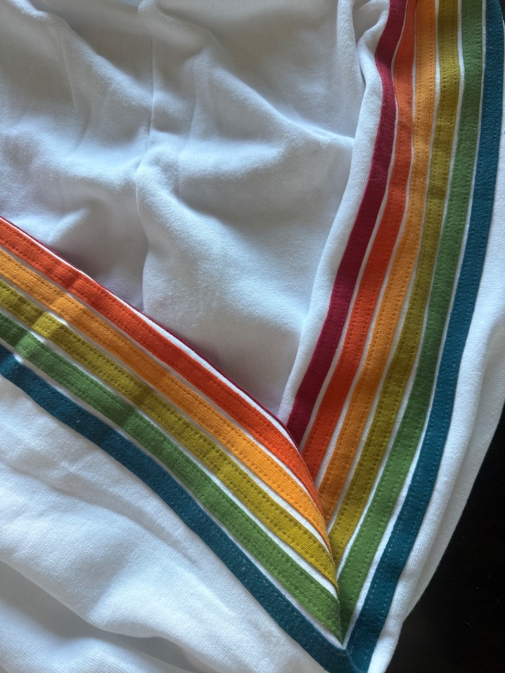 Aviator Nation 6 STRIPE SWEATPANTS - WHITE // SERAPE - Picture 3 of 7